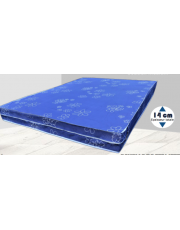 Matelas pas cher MYDOR 100% Polyester  Isoplast literie Réunion Couleur  Bleu Dimension 90x190 cm