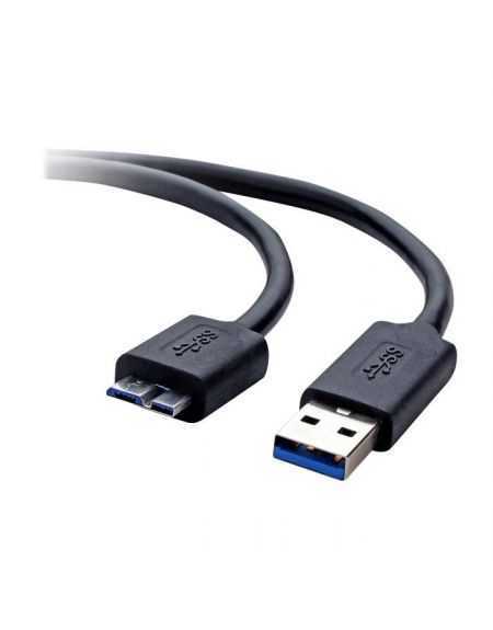 Cable USB3.0 A/M vers Micro USB B/M Noir 1.8m * 149830/532474