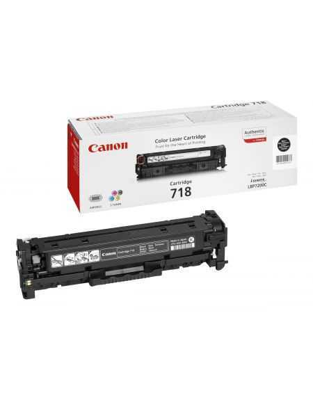 TONER CANON 718 BK (Noir) 3500p. pour LBP7200/MF8330/8350/8340CDN