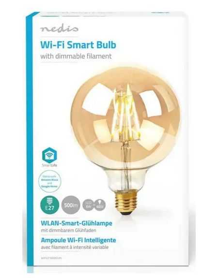 AMP FILAMENT LED WIFI E27 125MM 5W 500LM WIFILF10GDG12