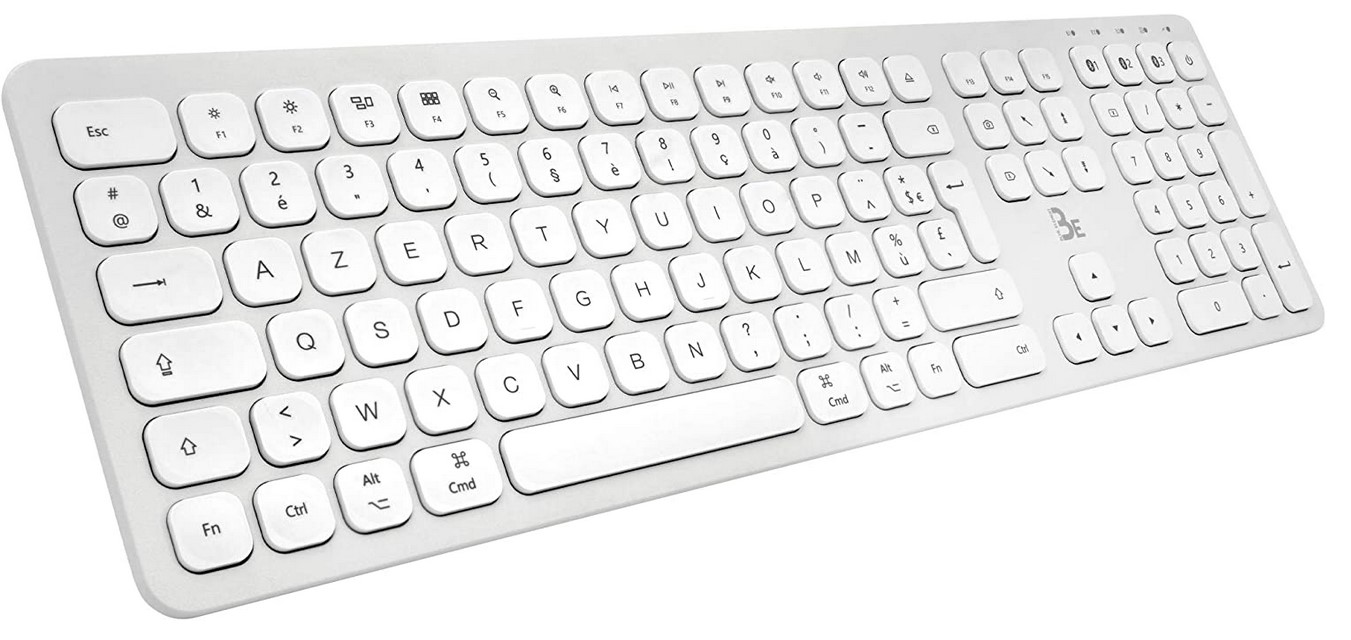 BLUE ELEMENT KB-MAC-W/FR CLAVIER Mac FilaireBLANC