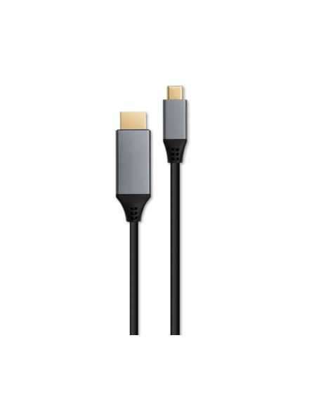 CABLE TYPE-C MALE/HDMI MALE PLUG METAL 2M (EO5005)