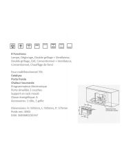 FOUR 70L CATALYSE MULTIFONCTION A NOIR