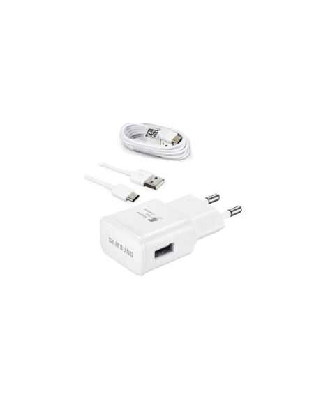 SAMSUNG EP-TA20EWE CHARGEUR mural USB-C QuickCharge 15W (Nu)Blanc