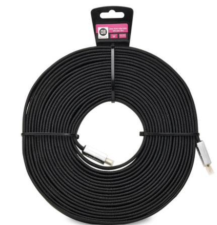 D2 - CABLE HDMI (M/M) Ultra plat Accroche cavalier10M