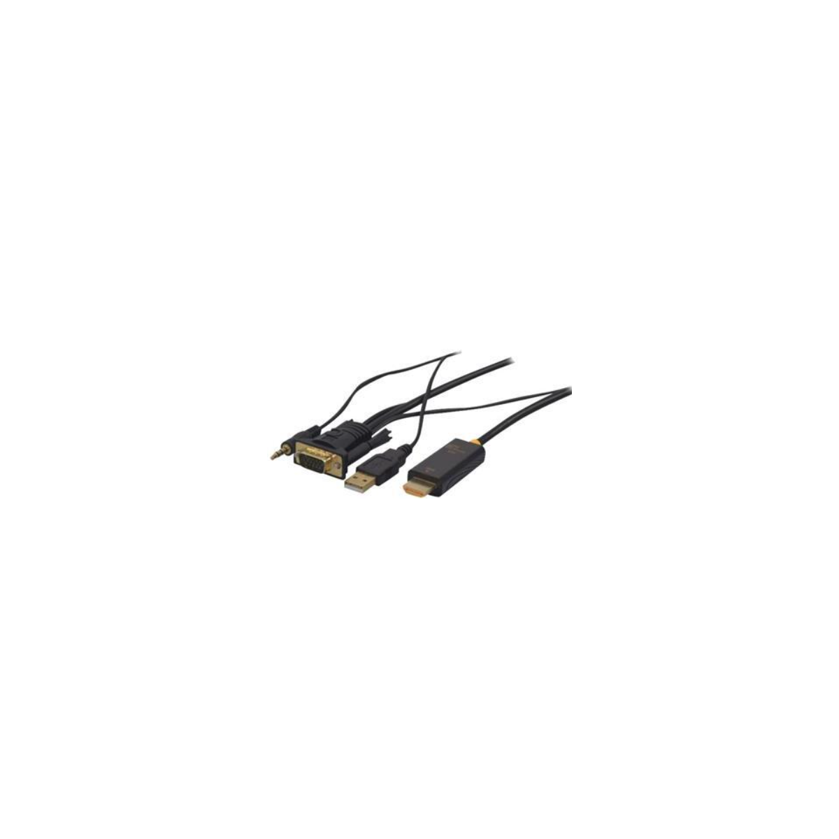  CONVERTISSEUR VGA (M) +Audio vers HDMI (M) alim. via USB 2m127848