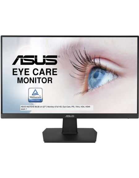  ASUS VA27EHE 68,58 cm (27") Moniteur (Full HD, Eye-Care, IPS, 75Hz, VGA, HDMI 