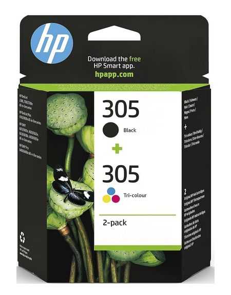 HP 305 - Dual Pack - Cartouche Noire & 3-couleurs (MC24)