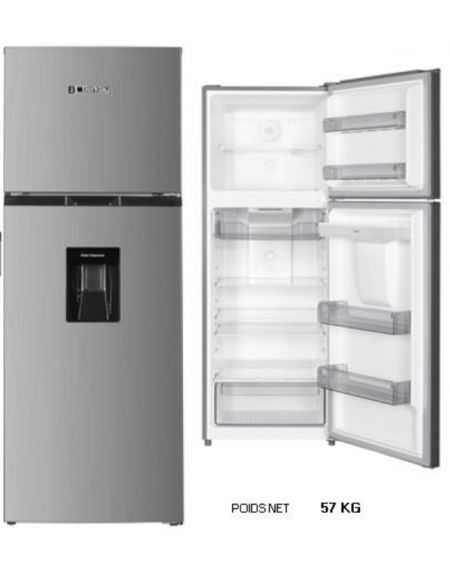 Réfrigérateur 2 Portes 210L Noir - MERLIN - MK-2P210-B 