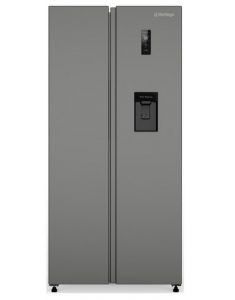 Réfrigérateur américain 444 L dark inox – Total No Frost + Distributeur d’eau – A++/E