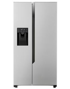 Réfrigérateur américain 562 L silver – Total No Frost + réservoir intégré Distributeur eau/glace pilée – A++/E 