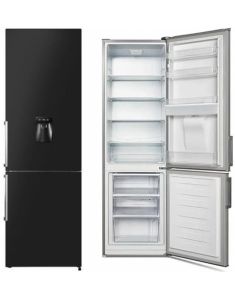 Réfrigérateur combiné 268 L noir – froid statique – A++/E 