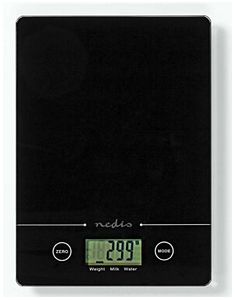 NEDIS BALANCE CUIS NUM PLAST/VERRE NOIRE