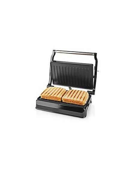 NEDIS GRILL DE CONTACT 700W 23x14,5CM NOIR/ARGENT