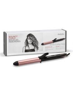 BOUCLEUR CYLINDRIQUE 25MM 6 TEMPERATURES NOIR ET ROSE