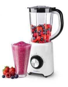 NEDIS BLENDER PLASTIQ 1,5L 800W BLC/NOIR