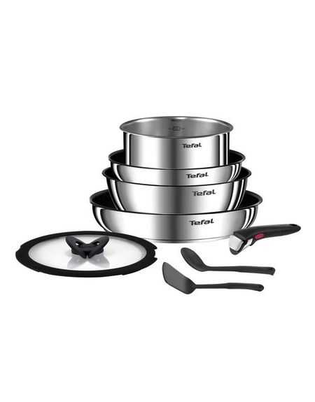 INGENIO SET 8 PIECES -POELES 22/88+CASSEROLES 18+SAUTEUSE 24 +CV24+ACC+POIGNEE