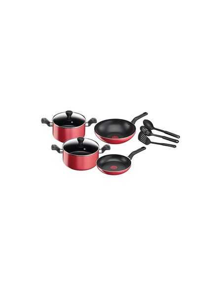 SUPER COOK SET 9 PCES ROUGE SURPRISE