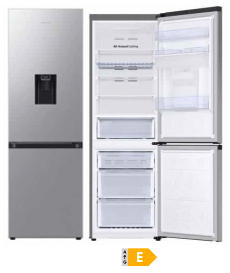 341L NO FROST RES/EAU E INOX (GARANTIE 5ANS)