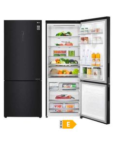 Réfrigérateur combiné 462 L carbone – Total No Frost + Wi‑Fi – A++/E  (Compresseur Garantie 10 ans)