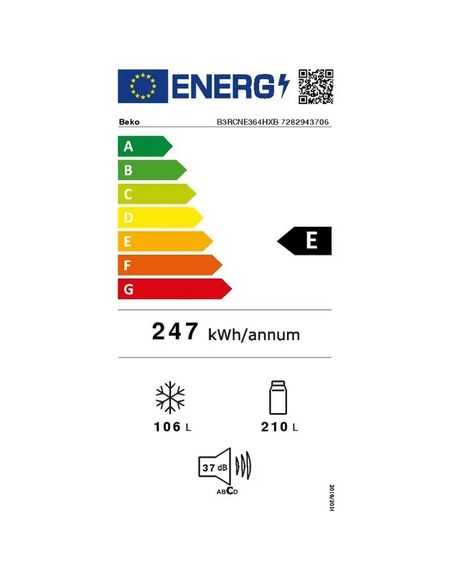 316L NO FROST A++ / E INOX(GARANTIE 5ANS)