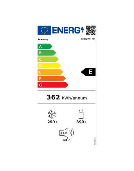 649L NO FROST E NOIR (GARANTIE 5ANS)
