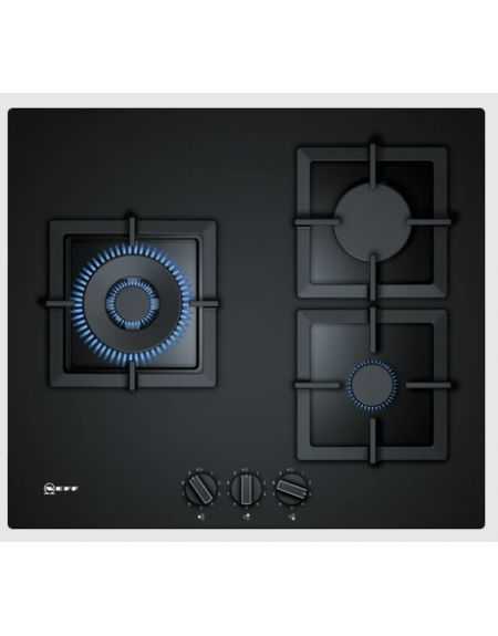 PC 2G+1WOK GF FLAMES V/NOIR