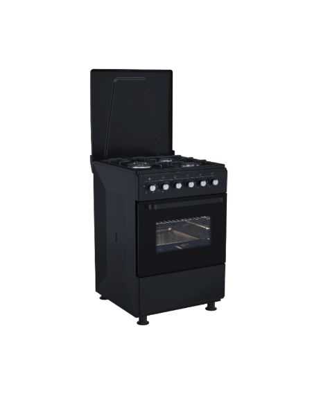CUIS 4G 60CM FO ELEC VENT NOIR