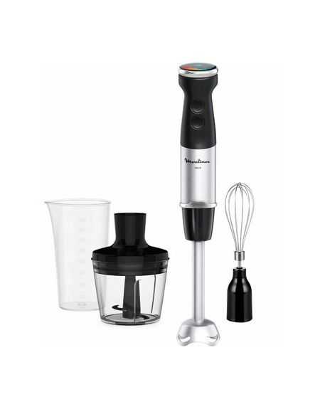 MOULINEX MIXEUR PLONGEANT QUICKCHEF+ 3 en 1 NOIR 1000W