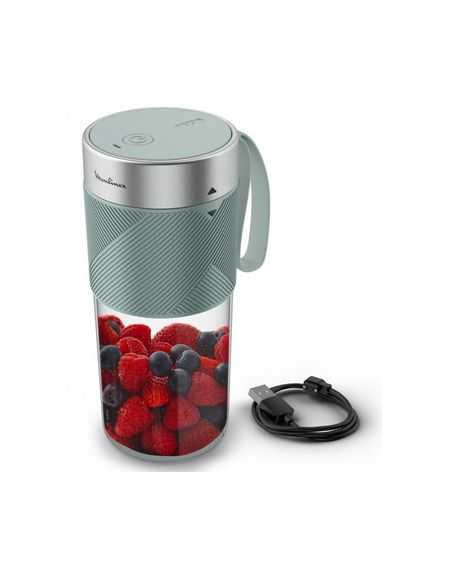 MOULINEX MINI BLENDER PORTABLE LIGHTMIX USB GRIS 0,6L 50W
