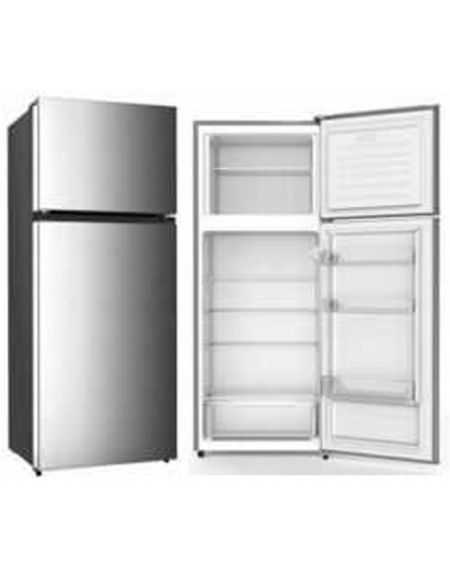 Réfrigérateur 2 portes 300 L inox – froid statique – A++/E