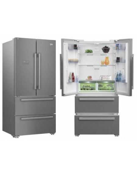 Réfrigérateur multiportes 539 L inox – Total No Frost – A++/E Réfrigérateur multiportes 539 L inox – Total No Frost – A++/E