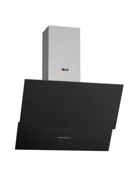 HOTTE DECO 60CM 386M3 VERRE/NO