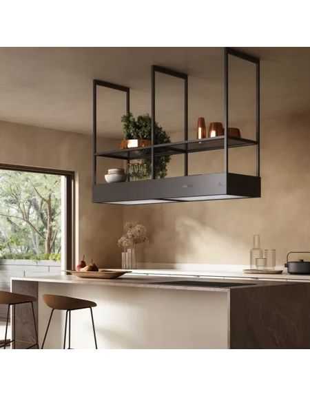 HOT ILOT 160CM ART DECO NOIR