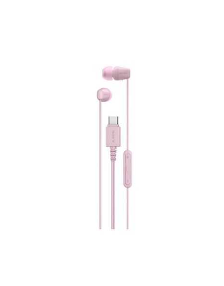 ECOUTEUR FILIAIRE USB- ROSE