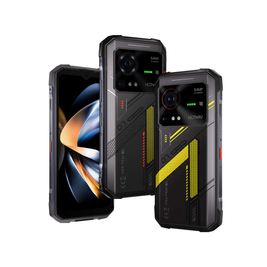 Smartphone Hotwav Hyper 7 5G Dual SIM 8/256Go Jaune