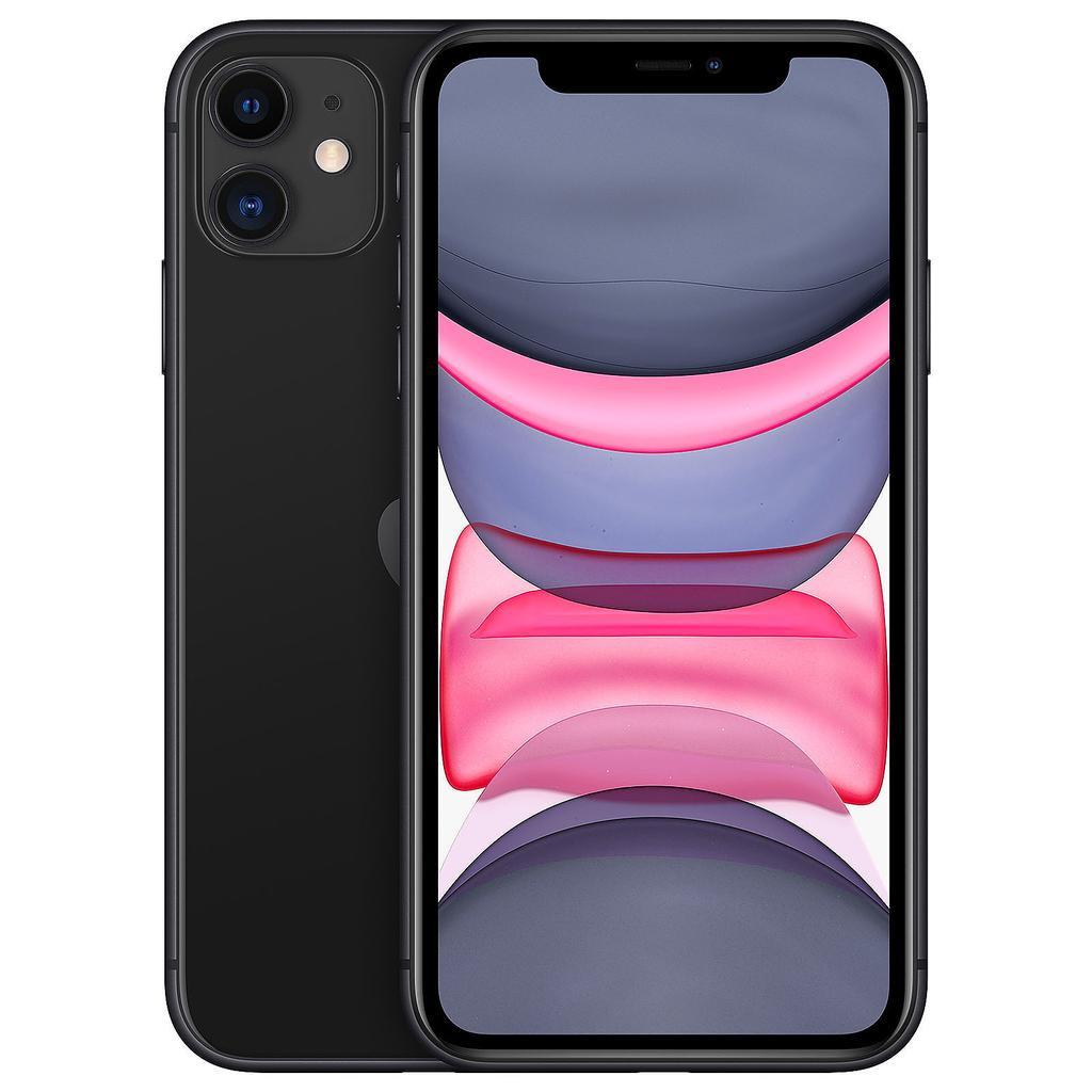 Smartphone iPhone 11 64Go Noir ReconditionnÃ© Grade AB +AirPods 2 ReconditionnÃ© Bundle