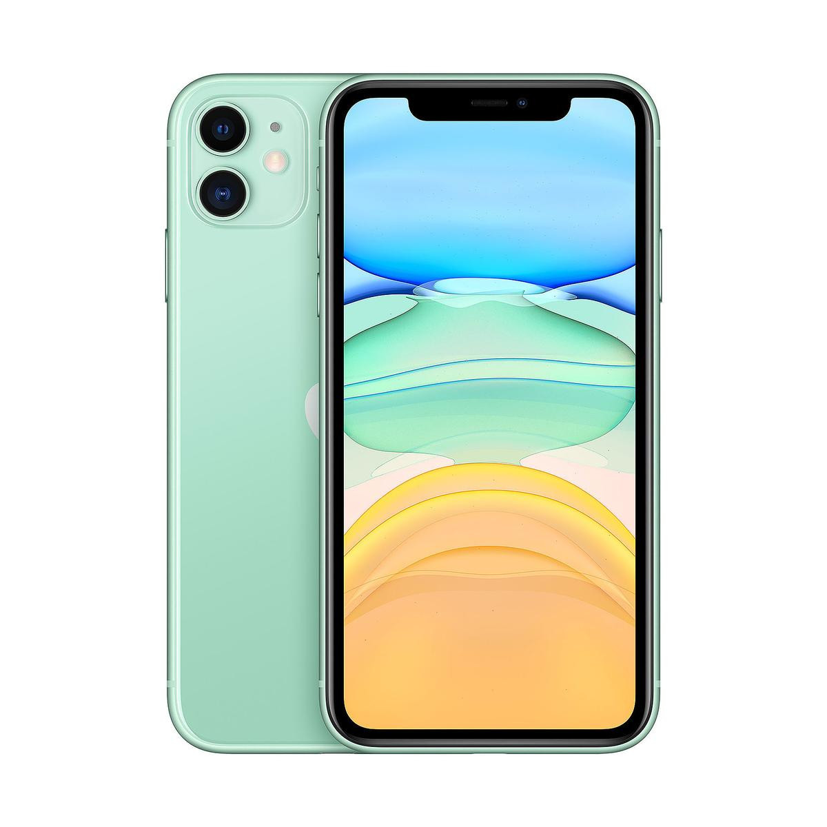 Smartphone iPhone 11 64Go Vert ReconditionnÃ© Grade AB +AirPods 2 ReconditionnÃ© Bundle