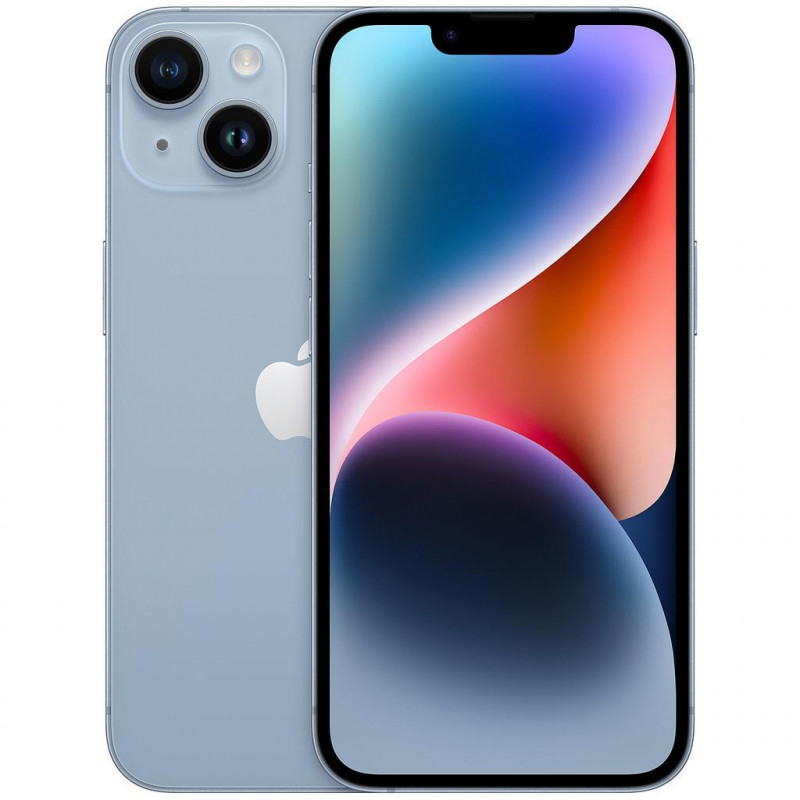 Smartphone iPhone 14 128G Bleu ReconditionnÃ© Bon Ã©tat eSIM