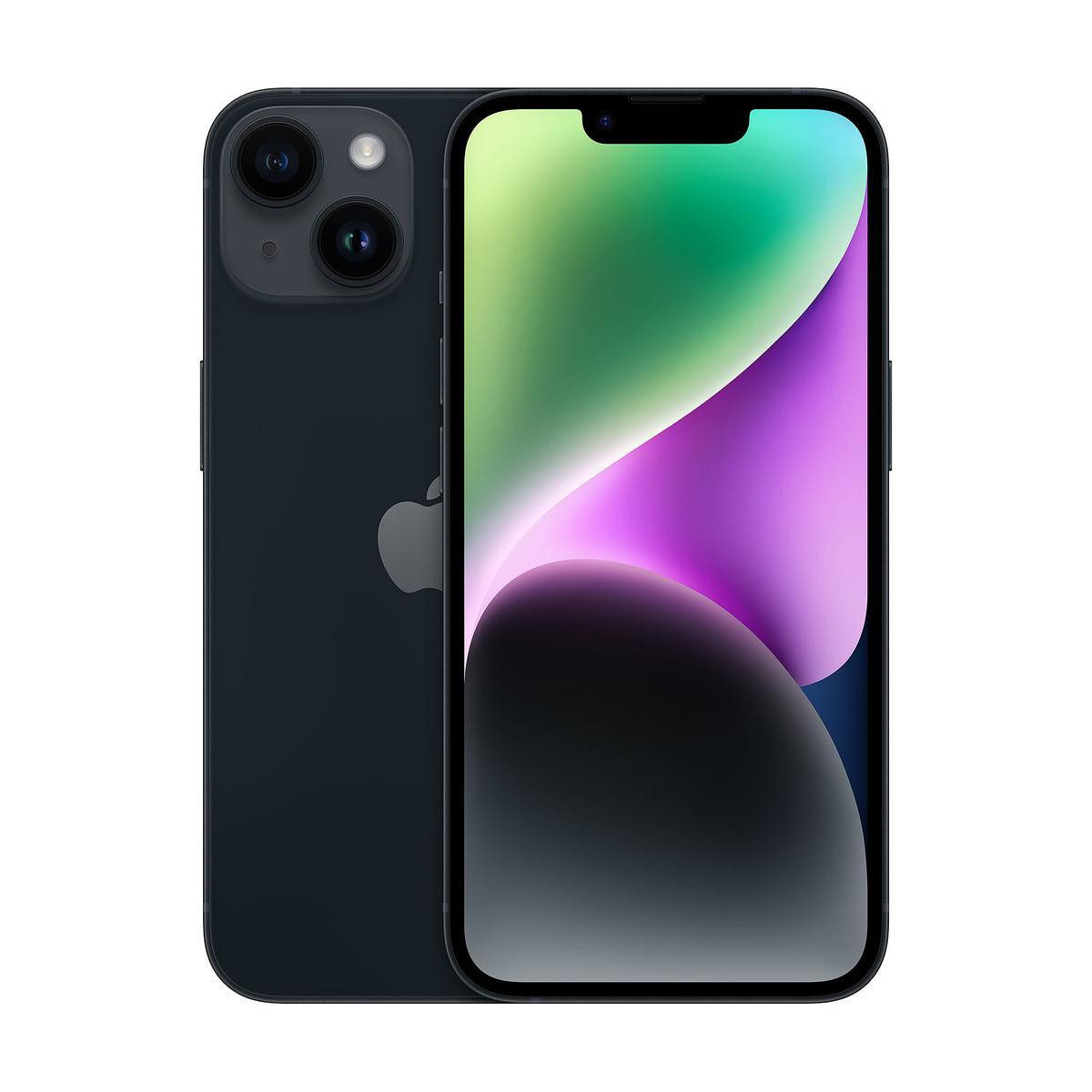 Smartphone iPhone 14 128Go Noir ReconditionnÃ© Bon Ã©tat eSIM