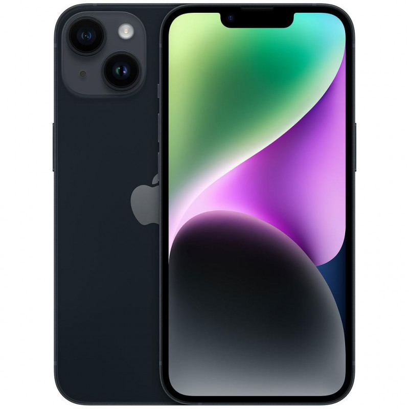Smartphone iPhone 14 128Go Noir ReconditionnÃ© Grade A eSIM
